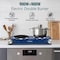 Cusimax Double Hot Plate, 1800W Portable Electric Burner For Cooking, Cast Iron Electric Stove, Blue CMHP-B201L - alternate 2